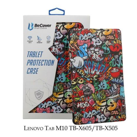 Чехол-книжка BeCover Smart для Lenovo Tab M10 TB-X605/TB-X505 Graffiti (707306)