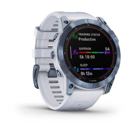 Умные часы Smart Watch Garmin Fenix 7X Sapphire Solar Mineral Blue DLC Titanium