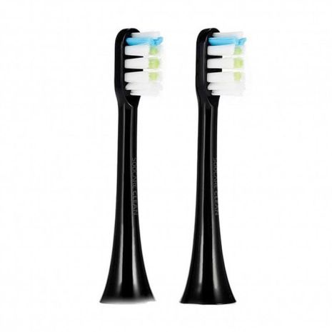 Насадка для зубной электрощетки Soocas General Toothbrush Head Black 2шт (BH01B)