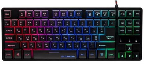 Клавіатура 2E Gaming KG290 LED Ukr Black (2E-KG290UB)