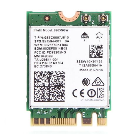 Бездротовий адаптер Intel Dual Band Wireless-AC 8265 (8265.NGWMG.S)