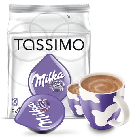 Горячий шоколад Tassimo Milka 16 капсул (8 порц.) Германия Тассимо