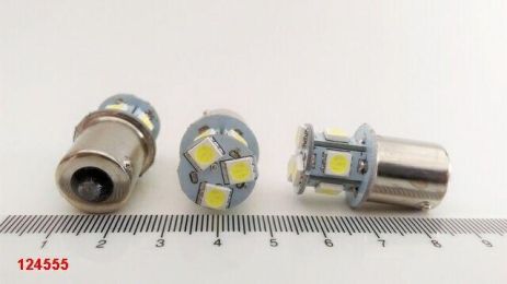 Лампа светодиод с/ц 24V P21W 1156 8SMD белая