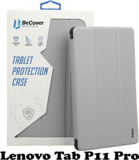 Чехол-книжка BeCover Smart для Lenovo Tab P11 Pro Gray (707594)
