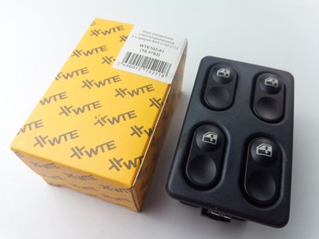 Блок управления стеклоподъемниками ВАЗ 2110, WTE (WTE102-01) 4 кнопки (2110-3709720)