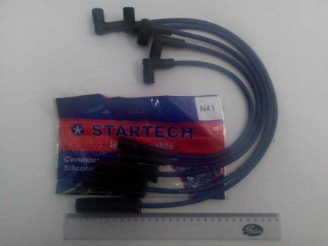 Провода зажигания Nexia 1.5 8 кл., Startech (N41) силикон (с метал. након.)