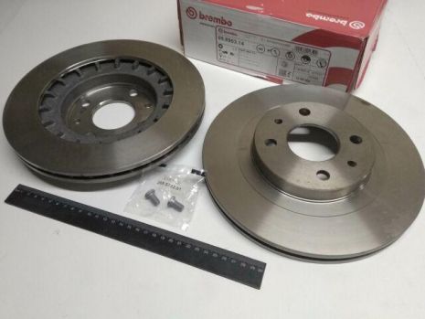 Диск тормозной ВАЗ 2112 (14") BREMBO (09.8903.14), пара