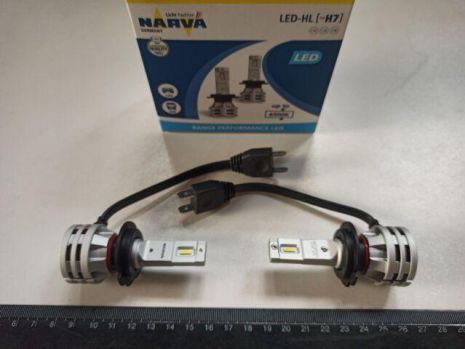 Лампа светодиод H7 24W NARVA (18033) 6500K пара