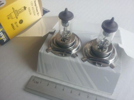 Лампа NARVA TWIN SET H4 12V 60/55-43 RANGE POWER +50% (48861S) (пара) в карт. упак.