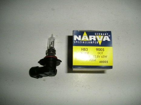Лампа NARVA HB3 12V 60W P20d (48005)