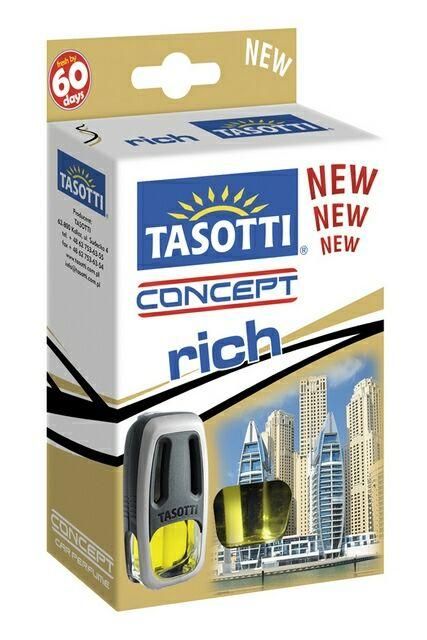 Освіжувач повітря TASOTTI на обдування "Concept" Rich 8 мл