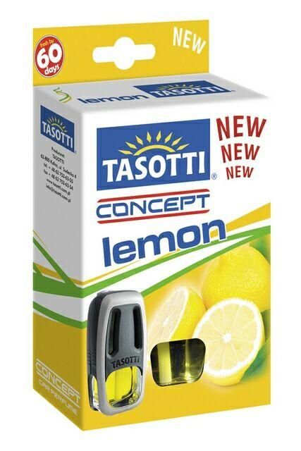 Освежитель воздуха TASOTTI на обдув "Concept" Lemon 8 мл