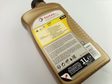 Олива моторна Total Quartz INEO MC3 5W30 (1L) Dexos2, TOTAL (166254)