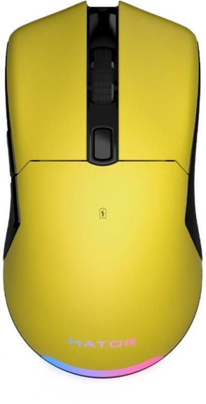 Мышь Hator Pulsar Wireless Yellow (HTM-318) USB