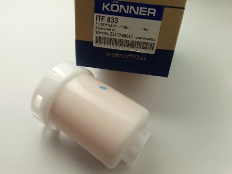Фильтр топливный RAV4, Konner (ITF-833) (23300-28040)
