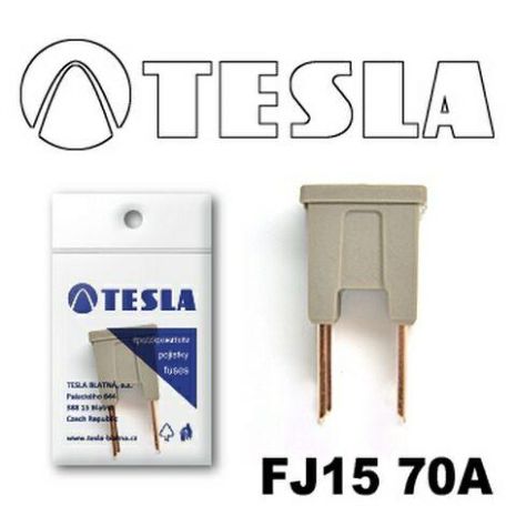 Запобіжник TESLA FJ15 ''CARTRIDGE'' 70A (TS FJ15 70A)