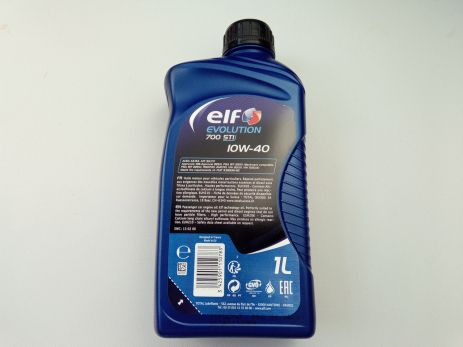 Олія моторна 10W-40 напівсинтетична ELF Evolution 700 STI 1л. (194866) (201555)
