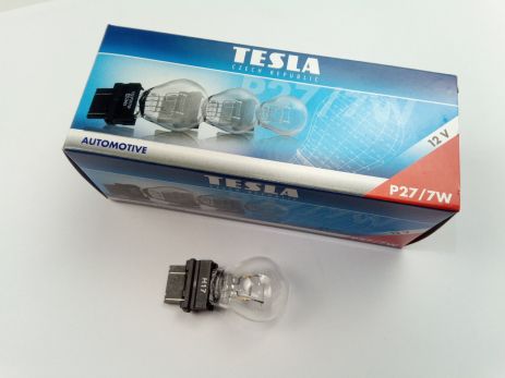 Лампа з цоколем TESLA 12V P27/7W (B77301)