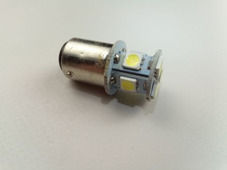 Лампа світлодіод с/ц 12V P21/5W 1157 8SMD біла