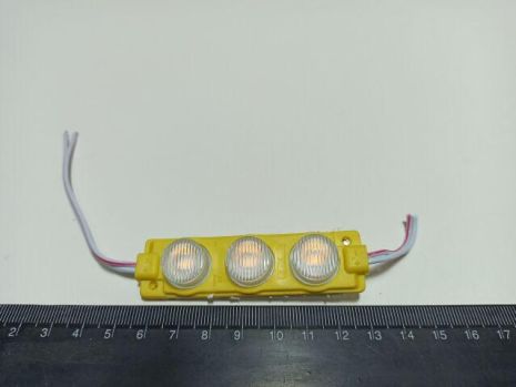 Модуль светодиодный 3SMD (30 х 30) желтый