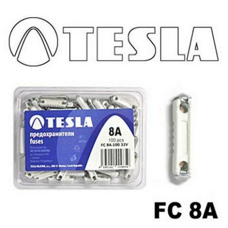 Предохранитель TESLA FC "CONTINENTAL" цилиндр. 8А (TS FC 8A)