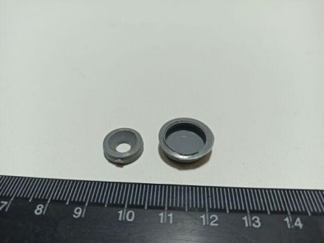 Пістон обшивки під шуруп (SH45) сірий к-т 2 шт.
