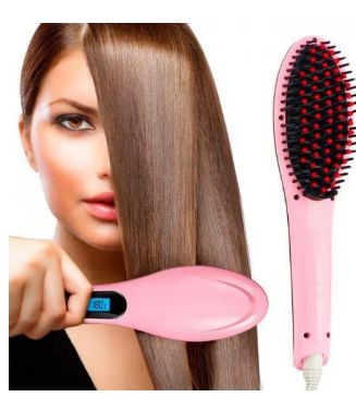 Расческа-выпрямитель Fast Hair Straightener / Электрическая расческа выпрямитель / Расческа плойка