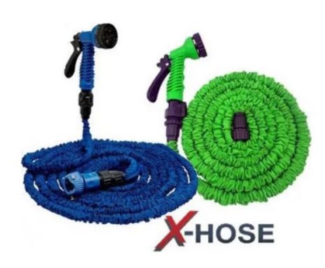 Шланг садовий поливочный Magic hose Шланг XHOSE 45 м Синий Садовый шланг для полива чудо шланг