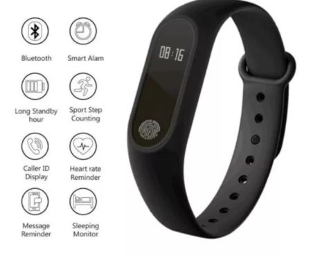 Фитнес браслет, Фитнес трекер M band 4, Fitnes tracker M4, часы для фитнеса