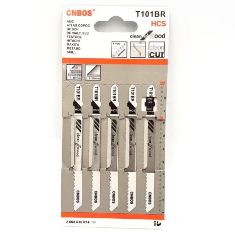 Пилочки для електролобзика CNBOS T101BR HTools, 60K409