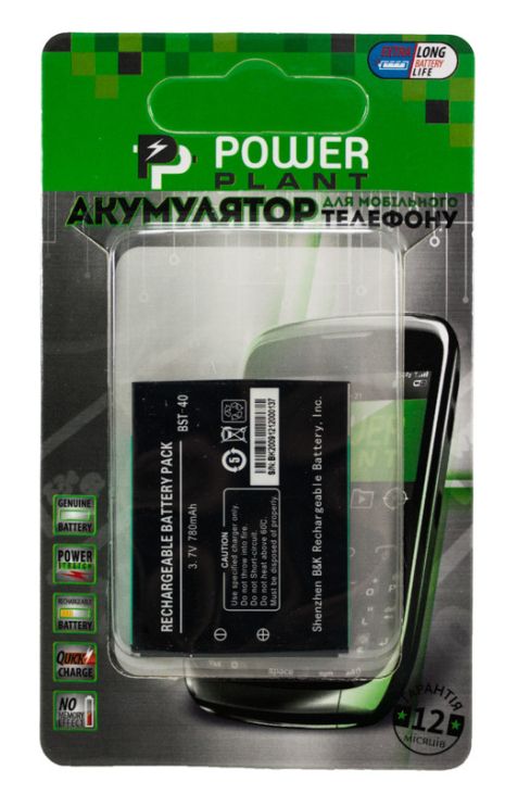 Аккумулятор PowerPlant Sony Ericsson P1, P1i (BST-40) 780 mAh