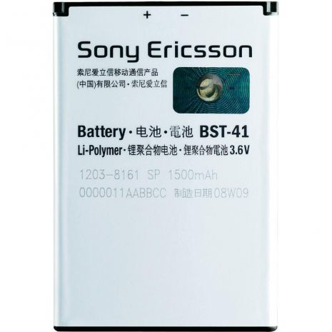 Аккумулятор для Sony Ericsson BST-41 [Original] 12 мес. гарантии