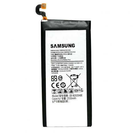 Аккумулятор PowerPlant Samsung G925, Galaxy S6 Edge (BE-BG925ABE) 2550 mAh