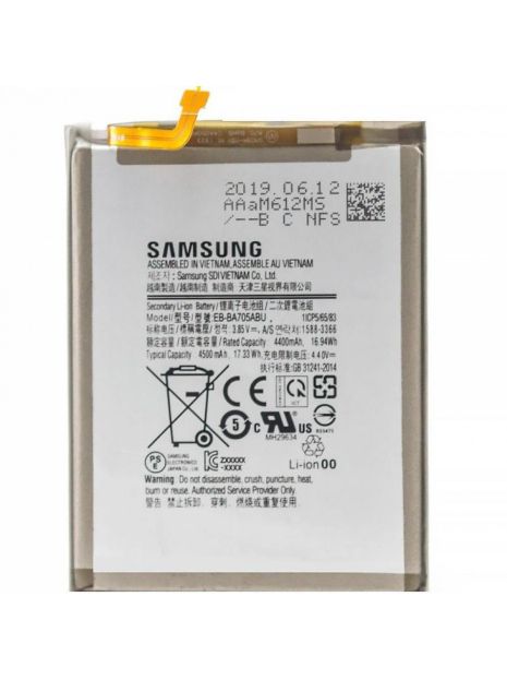 Аккумулятор для Samsung EB-BA705ABU - Galaxy A70 2019 - A705F 4500 mAh [Original] 12 мес. гарантии