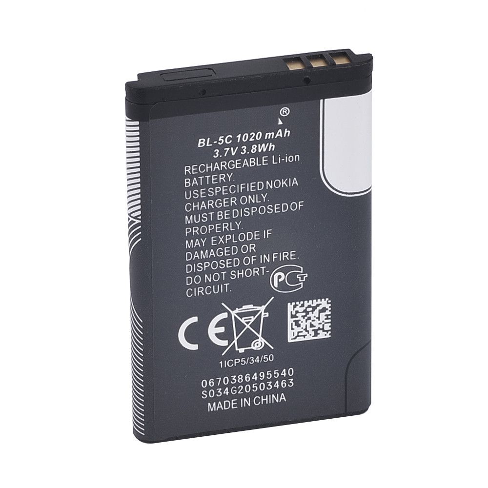 Аккумулятор для Explay SL240 (BL-5C 1020 mAh) [Original PRC] 12 мес.  гарантии недорого (Киев, Харьков, Украина) | Цена 209 грн | kvarta.com.ua