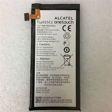 Аккумулятор для Alcatel One Touch 5056D / TLp025C2 [Original PRC] 12 мес. гарантии