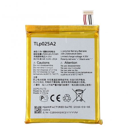 Аккумулятор для Alcatel 7047D One Touch Pop C9 (TLp025A2) [Original PRC] 12 мес. гарантии
