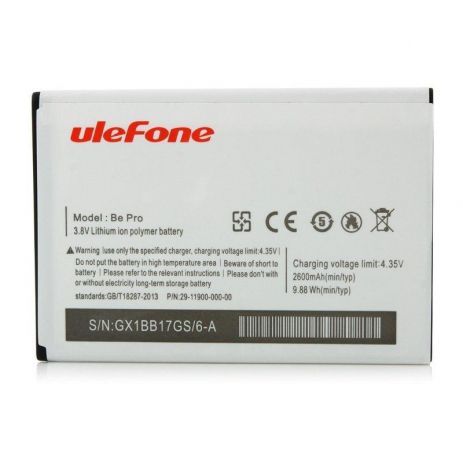 Акумулятор для Ulefone Be Pro/Be Pro 2/L55/3019 [Original PRC] 12 міс. гарантії