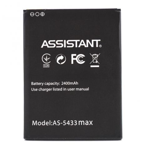 Акумулятор Assistant AS-5433 Max [Original PRC] 12 міс. гарантії