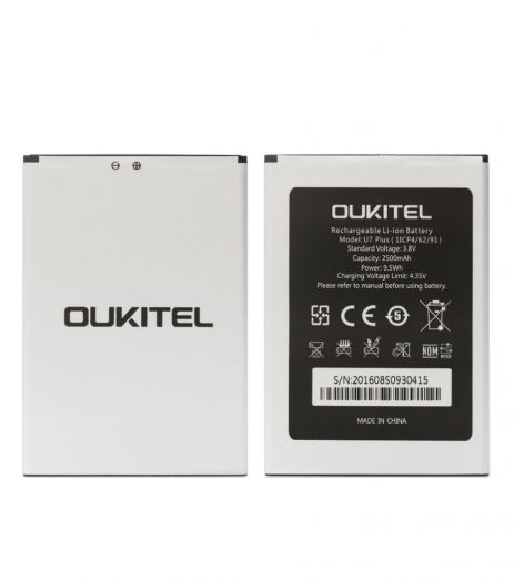 Акумулятор для Oukitel U7 Plus/U7 Max [Original PRC] 12 міс. гарантії