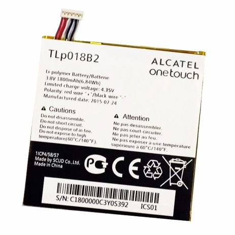 Акумулятор для Alcatel TLP018B2, 6030 [Original] 12 міс. гарантії