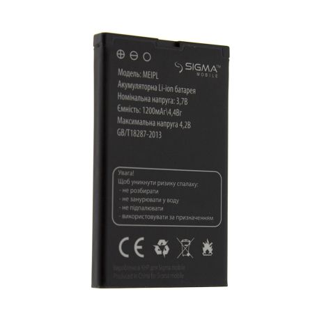 Акумулятор для Sigma Elegance/MEIPL 1200 mAh [Original] 12 міс. гарантії