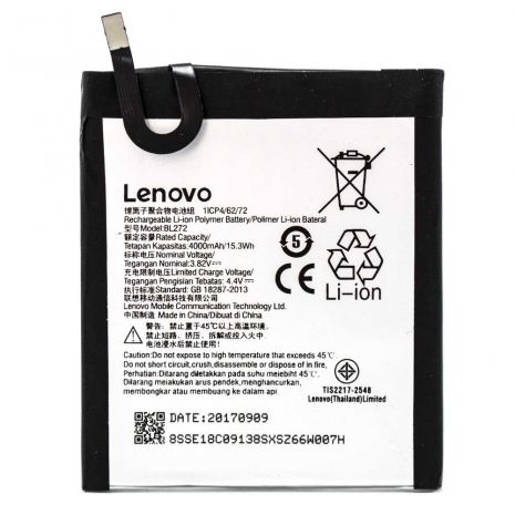 Акумулятор для Lenovo BL272/K6 Power [Original PRC] 12 міс. гарантії