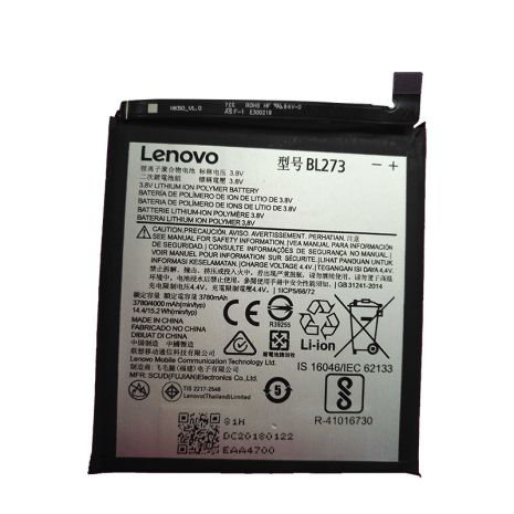 Аккумулятор для Lenovo BL273 / K8 Plus / K6 Note [Original PRC] 12 мес. гарантии