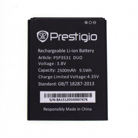 Акумулятор для Prestigio Muze D3/PSP3530 (Muse E3, PSP3531, PSP3532, PSP7530) [Original PRC] 12 міс.