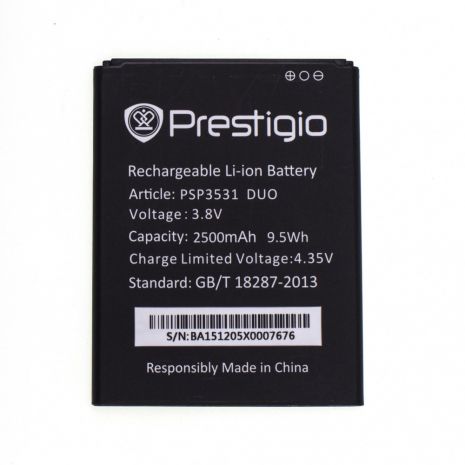 Аккумулятор для Prestigio Muze D3 / PSP3530 (Muse E3, PSP3531, PSP3532, PSP7530) [Original PRC] 12 мес.