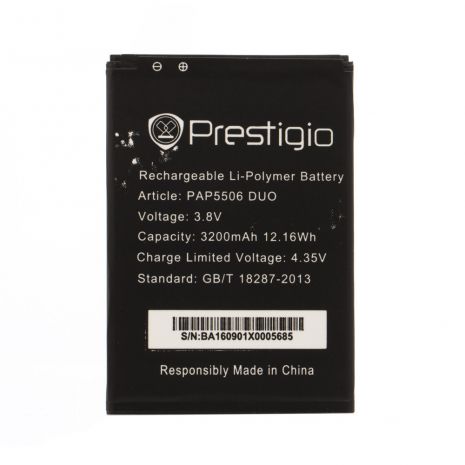 Аккумулятор для Prestigio Grace Q5 / PSP5506 [Original PRC] 12 мес. гарантии