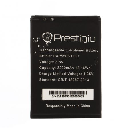 Акумулятор для Prestigio Grace Q5/PSP5506 [Original PRC] 12 міс. гарантії