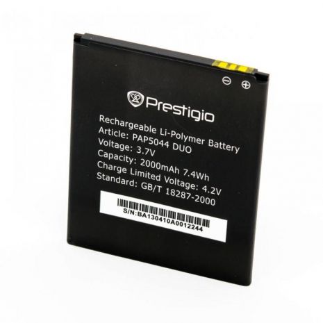 Акумулятор для Prestigio PAP5044 [Original PRC] 12 міс. гарантії, 2000 mAh