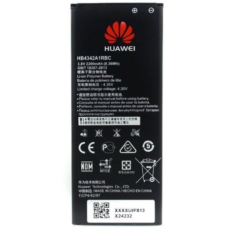 Аккумулятор для Honor 5 (CUN-AL00, CUN-TL00) - Huawei HB4342A1RBC (2200 mAh / 8,36 Wh) [Original PRC] 12 мес.